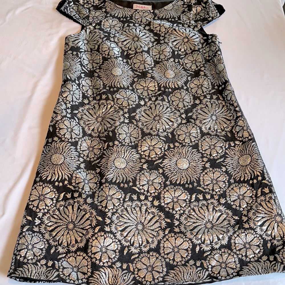 Women’s black and silver dress